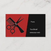 Barber Visitekaartje (Achterkant)