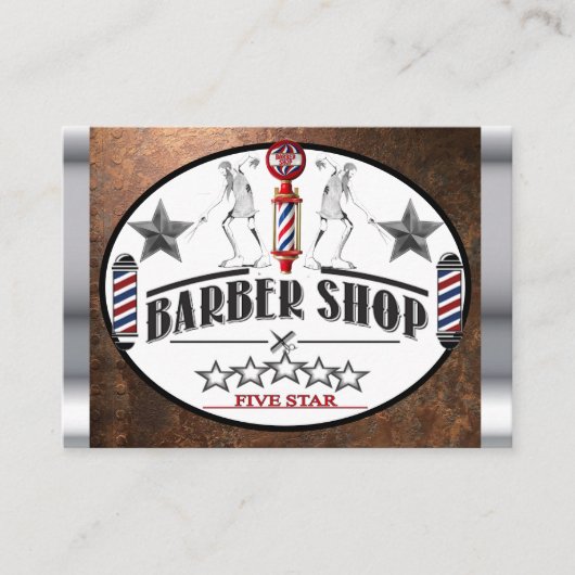barber visitekaartje (Voorkant)