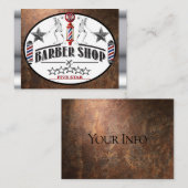 barber visitekaartje (Voorkant / Achterkant)