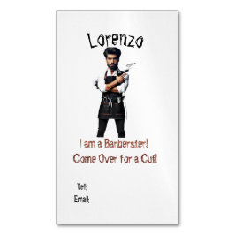 Barber Visitekaartje Magnetisch Visitekaartje