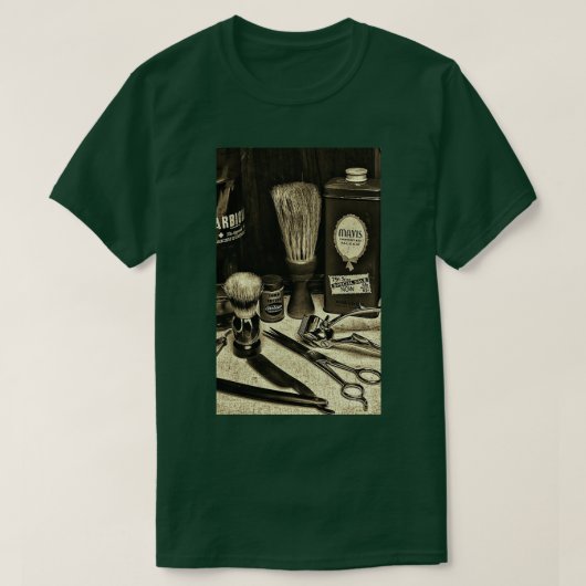  barber-winkel t-shirt (Design voorkant)
