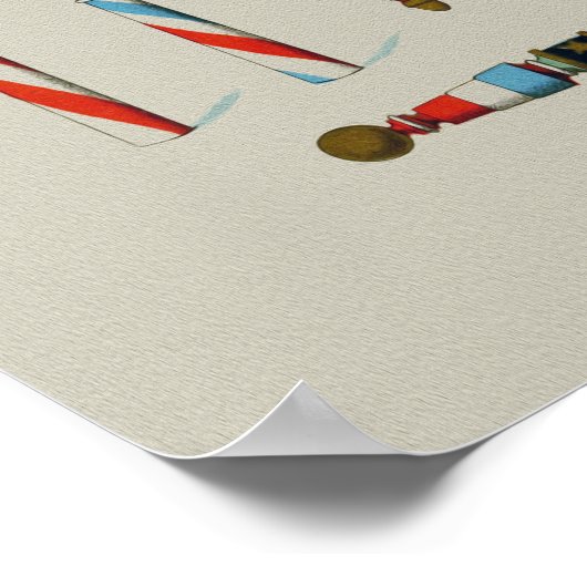  Barber-winkelpolen Poster (Hoek)