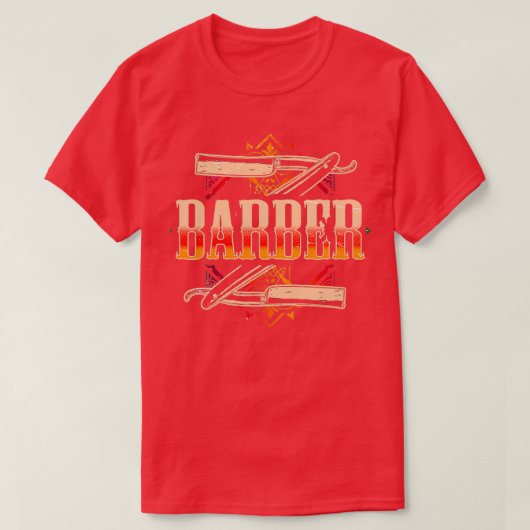 Barber Work T-shirt (Design voorkant)