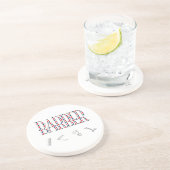 Barber Zandsteen Onderzetter (Zijkant)