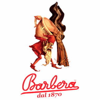 Barbera Italiaanse koffietgoochelaar Staand Fotobeeldje