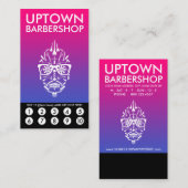 Barberboi Uptown Loyalty Punch Card (Voorkant / Achterkant)