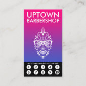 Barberboi Uptown Loyalty Punch Card (Voorkant)