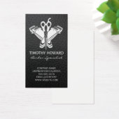 Barbergereedschap | Leder Visitekaartje (Bureau)