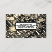 Barbergereedschap | Patroon Visitekaartje (Achterkant)