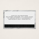 Barbergereedschap | Punch Kaart (Achterkant)