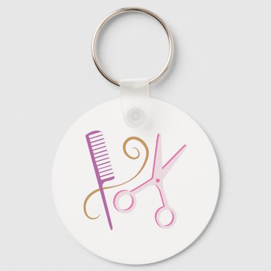 Barbergereedschap Sleutelhanger (Voorkant)