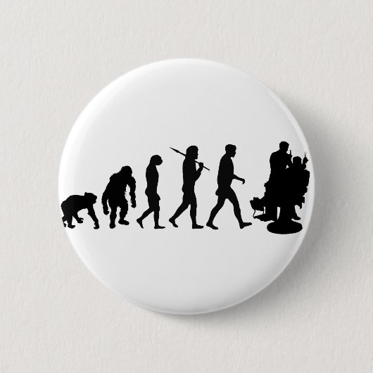 Barberkapster Ronde Button 5,7 Cm (Voorkant)