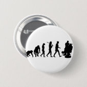 Barberkapster Ronde Button 5,7 Cm (Voorkant /achterkant)