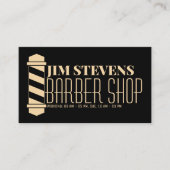 Barberpaal en zwart visitekaartje (Voorkant)