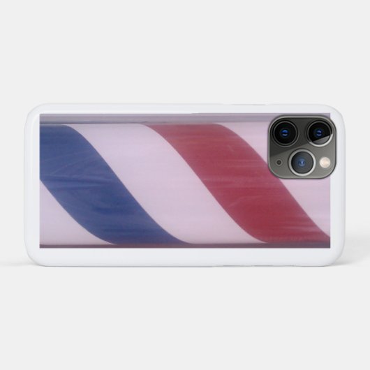 Barberpaalpatroon Case-Mate iPhone Case (Achterkant (horizontaal))