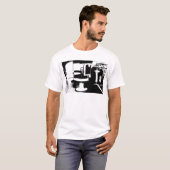 barberrolstoel t-shirt (Voorkant volledig)