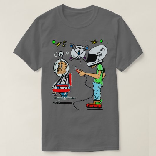 Barberruimte t t-shirt (Design voorkant)