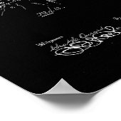 Barber's Cape Antiek Patent Poster Black (Hoek)