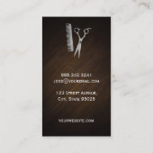 Barbers Poll en Scharen Visitekaartje (Achterkant)