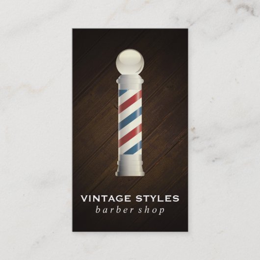 Barbers Poll en Scharen Visitekaartje (Voorkant)