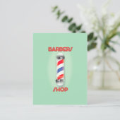 Barbers -poolbord kopen briefkaart (Staand voorkant)