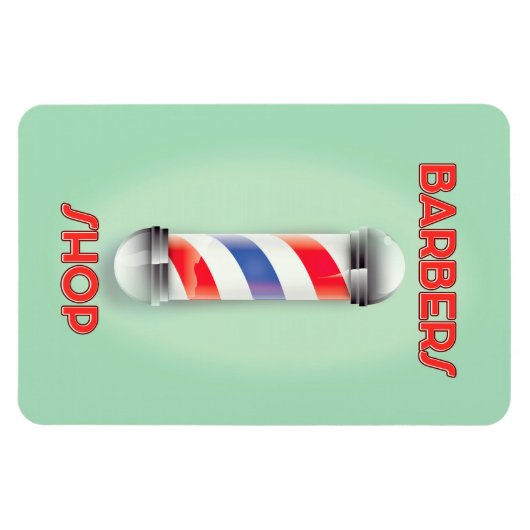 Barbers -poolbord kopen magneet (Horizontaal)