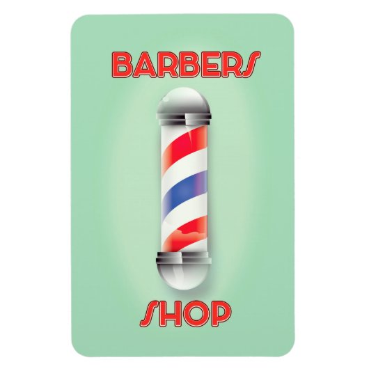 Barbers -poolbord kopen magneet (Verticaal)