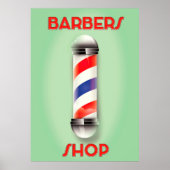Barbers -poolbord kopen poster (Voorkant)