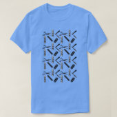 Barbers Shop Pattern Classic TShirt (Design voorkant)