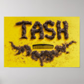 Barbers Tash symbool gemaakt uit haar Poster (Voorkant)