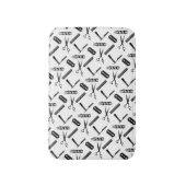 Barber's winkelpatroon badmat (Voorkant Verticaal)