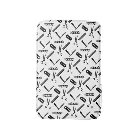 Barber's winkelpatroon badmat (Voorkant Verticaal)
