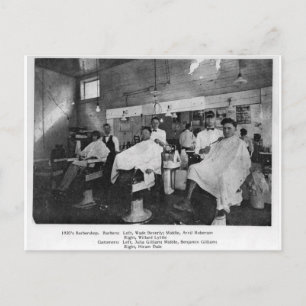 Barbershop 1920 — Wise, Virginia Briefkaart