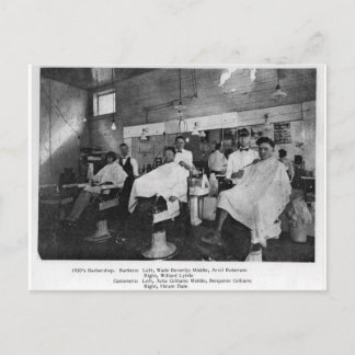 Barbershop 1920 — Wise, Virginia Briefkaart