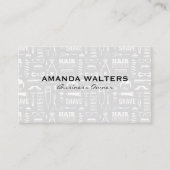 Barbershop Achtergrond Visitekaartje (Voorkant)