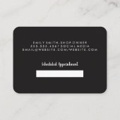 Barbershop afspraak afsprakenkaartje (Achterkant)