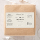 Barbershop Baardolie 4oz Druppelfles Etiket (Insitu)