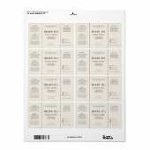 Barbershop Baardolie 4oz Druppelfles Etiket (Full Sheet)