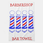 Barbershop Bar Towel Theedoek (Verticaal)