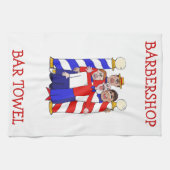 Barbershop Bar Towel Theedoek (Horizontaal)