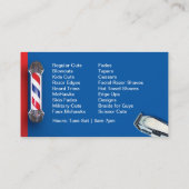 Barbershop Barber (Barberpool en clippers) Visitekaartje (Achterkant)