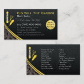 Barbershop ( barberpool, clippers) visitekaartje (Voorkant / Achterkant)