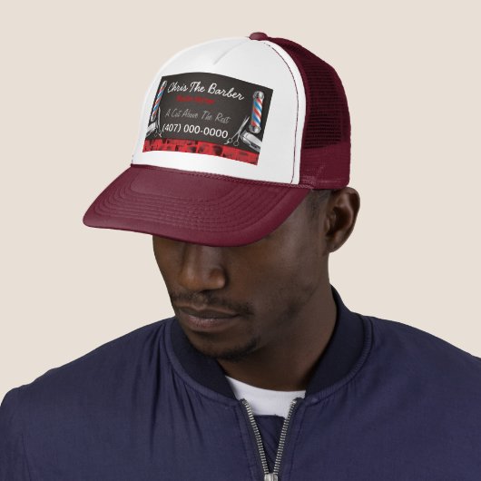 Barbershop Barberpool en clippers Trucker Hat Trucker Pet (In situ)