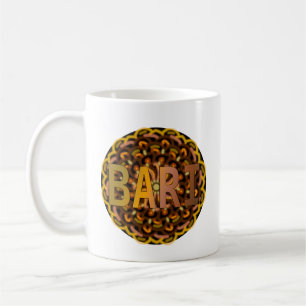 BARBERSHOP BARI MANDALA RETRO 70'S ABSTRACT BLUR KOFFIEMOK
