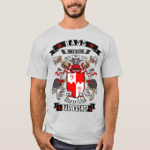 Barbershop Bass Coat of Arms T-shirt (Voorkant)