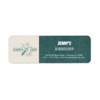 Barbershop blauwe jeans textuur