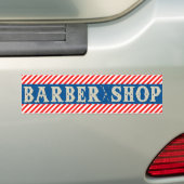 Barbershop Bumpersticker (Op auto)