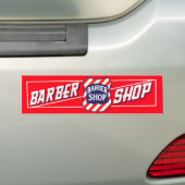 Barbershop Bumpersticker (Op auto)