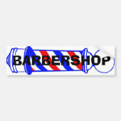 Barbershop Bumpersticker (Voorkant)