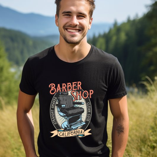 Barbershop Californië T-shirt